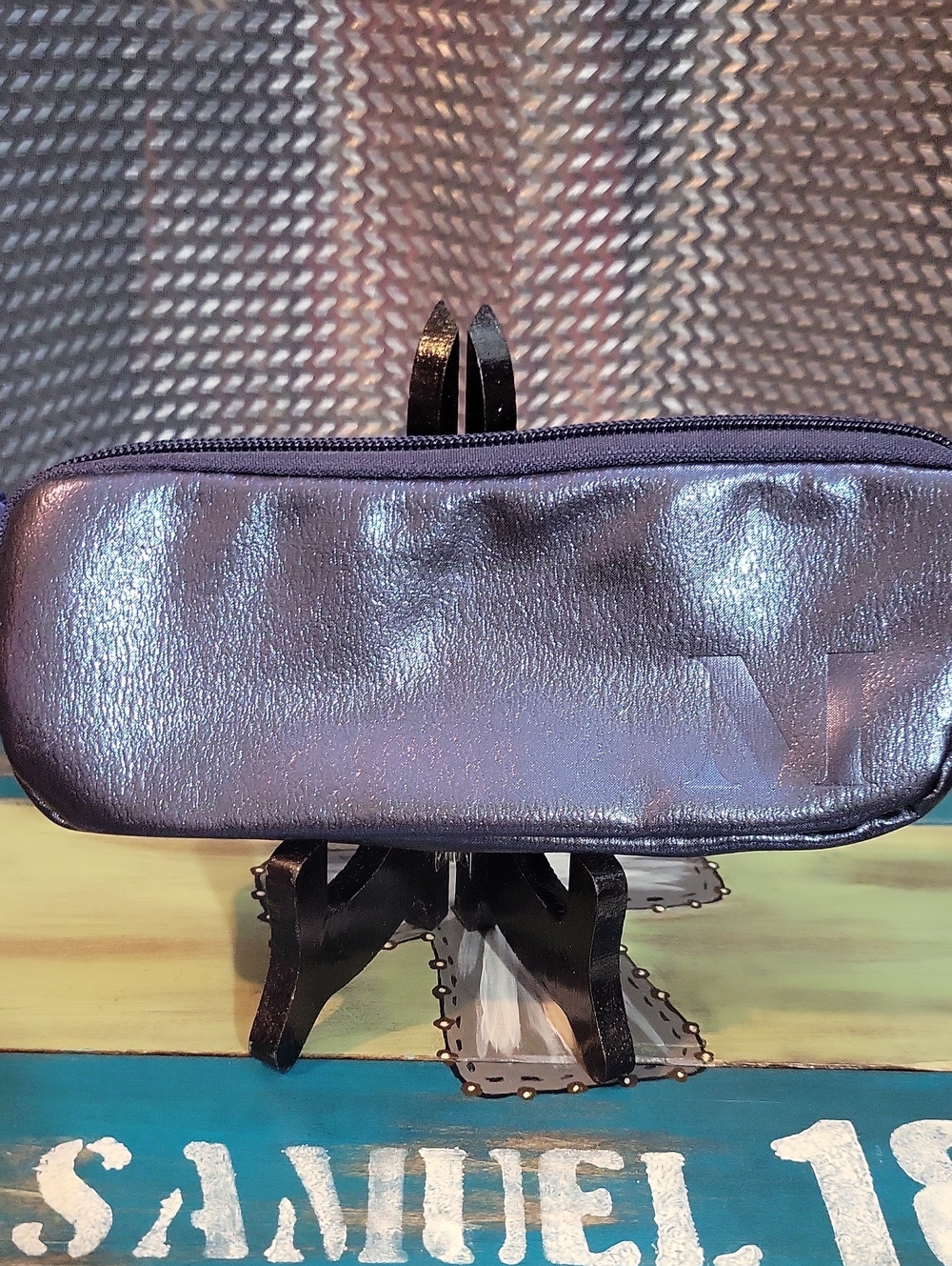 Morphe Metallic Purple Makeup Bag